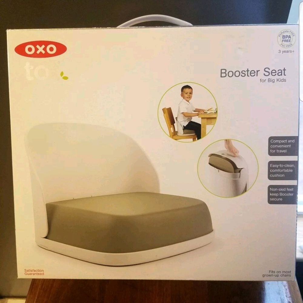 New in Box OXO tot Foldable Booster Seat
